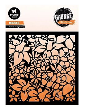 Floral Background Grunge Collection Studio Light Stencil Template