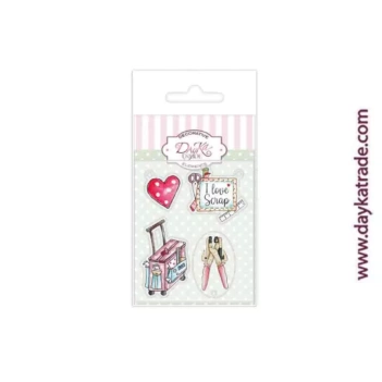 Dayka Trade Que me quiten lo bailao Methacrylate Charms Scrap