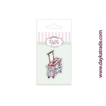 Dayka Trade Que me quiten lo bailao Methacrylate Charms Maleta de scrap