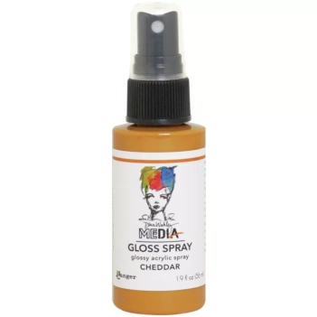 Media Gloss Spray Dina Wakley Cheddar