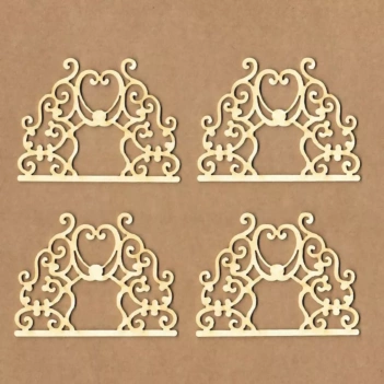 Gestanzte Holz-Filigran-Málaga-Kora-Projekte