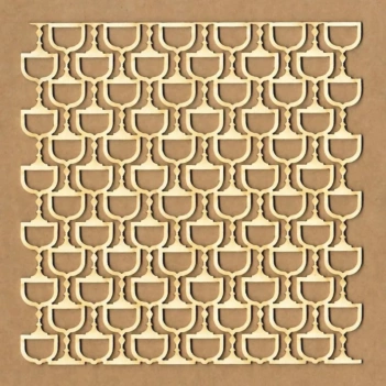 Untertassen aus gestanztem Holz Kora Projects