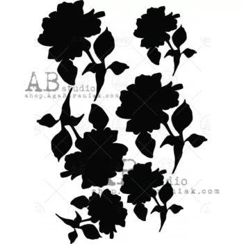 Set de Die-Cuts Chipboard Flowers #07 AB Studio