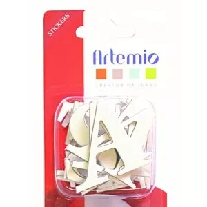 Chipboard Stickers Alfabeto Blanco Artemio