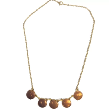 Collier de cercles émaillés