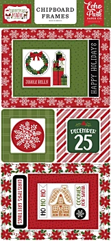 Die-Cuts de Chipboard Frames Christmas Magic Echo Park 