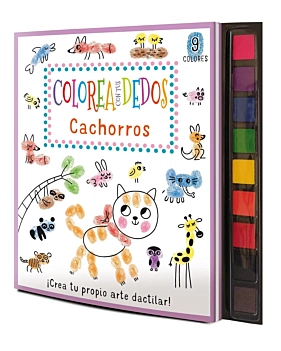 Colora con le dita Cuccioli Vari Inglese