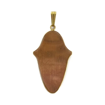 Arabesque pendant for enamelling