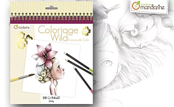 Coloriage Wild Colouring Book by Emmanuelle Colin