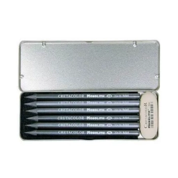 Box of graphite ballpens of Cretacolor drawing 6 pieces