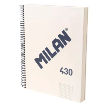Cuaderno cuadriculado beige Serie 1918 Milan A4 95g/m²