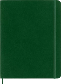 Cuaderno verde mirto cuadros tapa blanda Classic Moleskine 13x21cm
