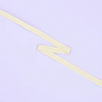 Cuerda elástica plana Amarillo Pastel Craftelier 5mm