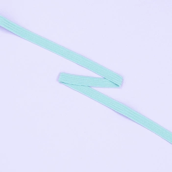 Cuerda elástica plana Turquesa Craftelier 5mm