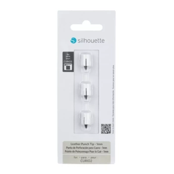 Skórzane końcówki dziurkacza 1 mm Silhouette Curio 2
