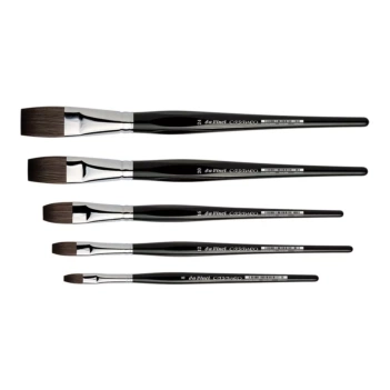 Casaneo 5898 Da Vinci pinceau aquarelle plat