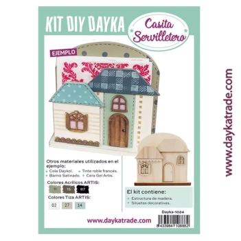 Dayka Kit DIY Napkin Box Two Houses