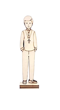 Kind Silhouet Medium Communie Mao Shirt