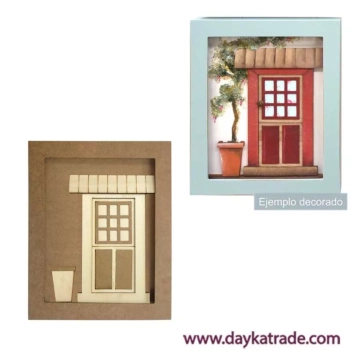 Figura de Madera Casa Dayka 4,2x7cm