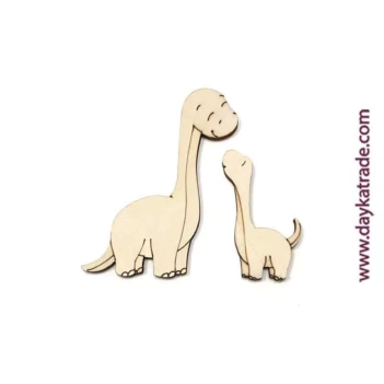 DM Madeira Silhuetas Dinossauros Pure Love Blue Dayka