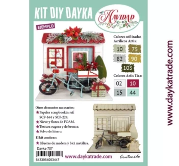 Kit DIY Fachada Navideña Bici Dayka

