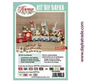 Kit DIY Tren con Gnomos Dayka 853