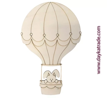 Drewniany Balon Królik Dayka
