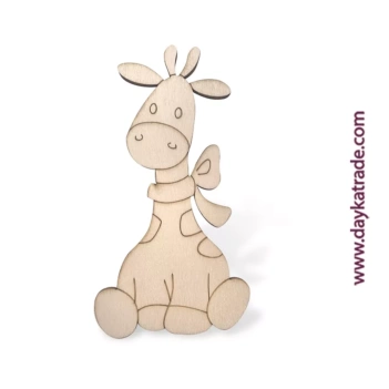 Silueta de Madera Jirafa Infantil Dayka