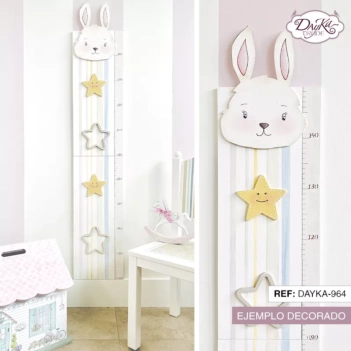 Medidor Infantil Madera Conejo Dayka