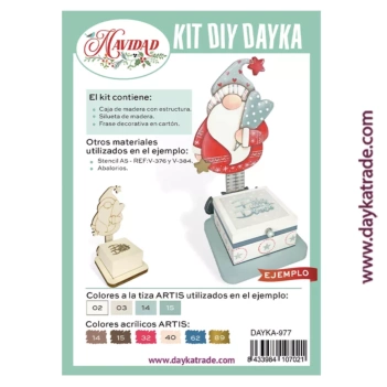 Kit DIY Gnomo con Caja Pide Un Deseo Dayka