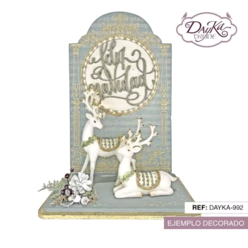 Kit DIY Renos Navidad + Tela Dayka