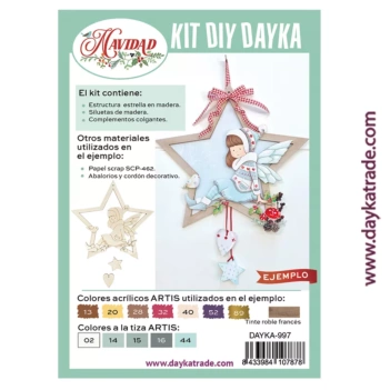 Zestaw DIY Estrella para Colgar con Hada de Fantasía Dayka