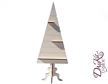 Árvore de Natal com prateleiras 160x66cm Dayka