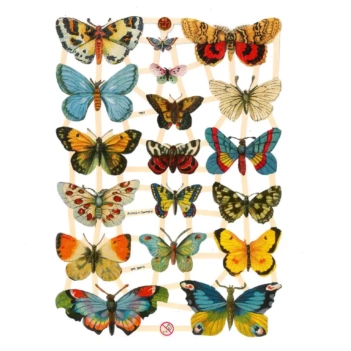 Cromos Alemanes 7297 Mariposas