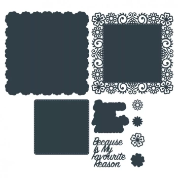 Paper Boutique Springtime Blooms Stanzschablonen - Because is my Favourite Reason
