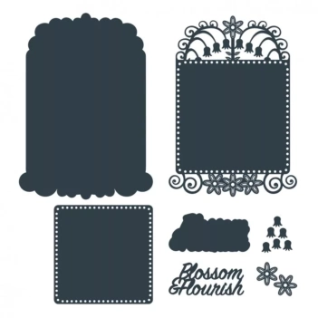 Paper Boutique Springtime Blooms Stanzschablonen - Blossom & Flourish
