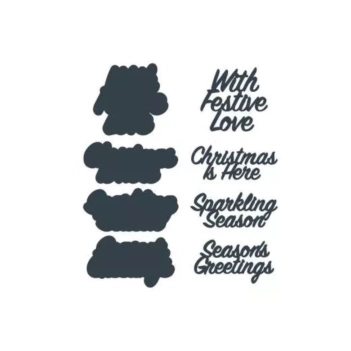 Paper Boutique Stanzschablonen - Sentiments XVII
