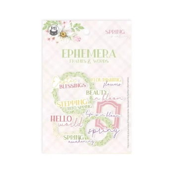 Die-Cuts Ephemera Frames & Words Spring is calling P13