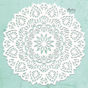 Die-Cuts licht spaanplaat Boho kleedje Mintay