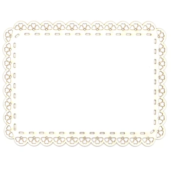Dayka Lace Edging Cardboard Silhouette