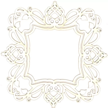 Dayka Big Squared Frame Cardboard Silhouette