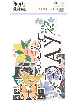 Die-cuts Simple Pages The Little Things Simple Stories