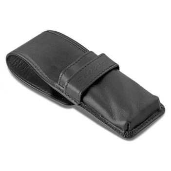 Estuche de piel sintética para 3 pinceles negro Escoda