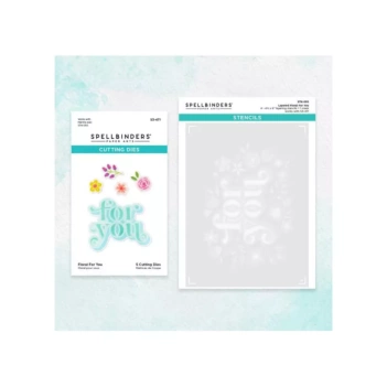 Stanze + Schablone Floral für You Spellbinders