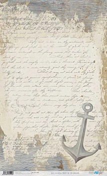 Papel de arroz Anchor Under the Sea PapersForYou 54x33cm