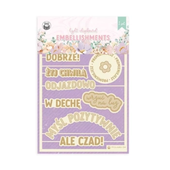Die-Cuts Light Chipboard frases Have fun P13