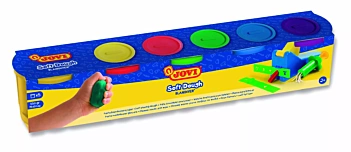 Set 5 Botes de plastilina multicolor Soft Blandiver Jovi