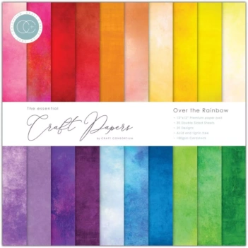 Set scrapbooking Over the Rainbow Craft Consortium 30x30cm