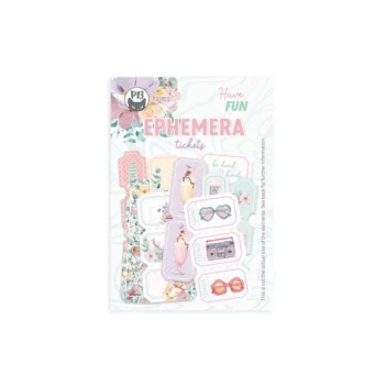 Die-Cuts Ephemera Tickets Amusez-vous P13
