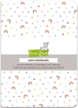 Lawn Fawn Hello Sunshine remix Mini Notebooks